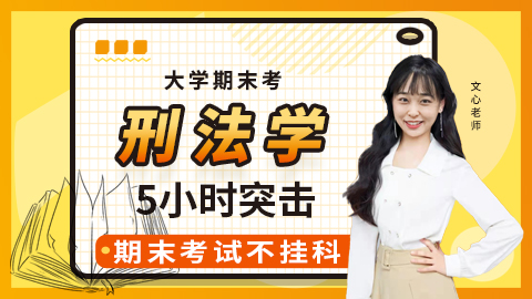 【刑法学】突击课